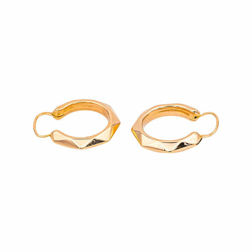 Boucles d'oreilles Boucles d'oreilles Créoles  Or rose 58 Facettes 4890738CN