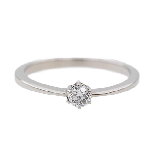 Bague 51 Bague Solitaire Or blanc Diamant 58 Facettes 2845473CN