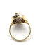 Bague 53 Bague en or jaune et blanc avec ancienne mine et huit huit diamants 58 Facettes