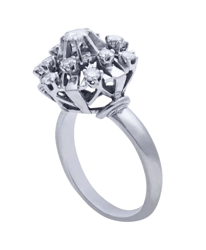 Alliance Siècle Révolu Or blanc 18K Diamant