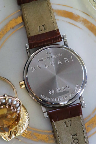 BULGARI - Klokke Bulgari Gull & Stål – Referanse BB-33 SGL 