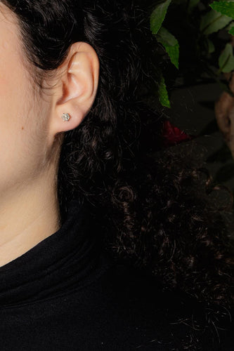 Boucles d'oreilles Boucles d'oreilles  Puces Or blanc Diamant 58 Facettes 4870153CN