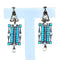 Boucles d'oreilles Boucles d’oreilles or jaune et argent, turquoises, diamants, perles fines, vers 1880 58 Facettes AB543