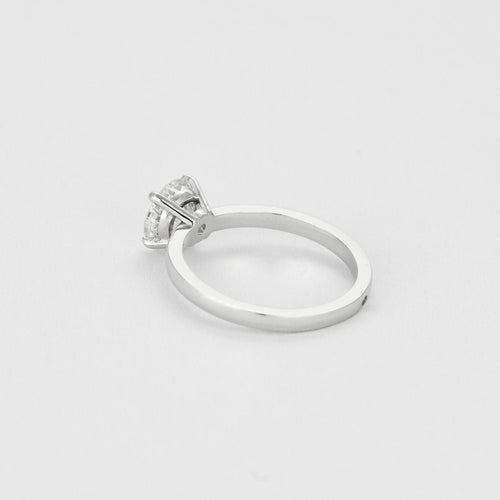 Bague 52.5 Bague en Or blanc 18k Diamant 1.15ct 58 Facettes 230338