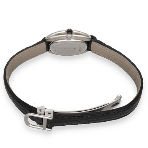 Montre Montre Cartier Vendôme Ellipse en or gris 18K – Mécanique – Vers 1980 – 26 mm 58 Facettes