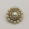 Broche Broche en or jaune, perles et diamants 58 Facettes