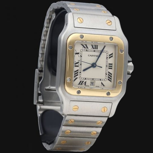 Montre Cartier Montre Santos De Cartier Galbee 58 Facettes MT41293