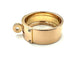 Bague 53 HERMES. Collection "Kelly", bague or rose 18K et diamants 58 Facettes