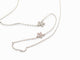 Collier collier AHKAH pendentif fleurs en or blanc 18k diamants roses 58 Facettes 271723