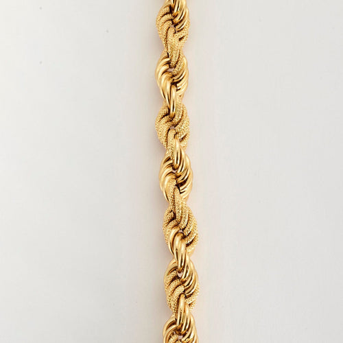 Collier Maille Corde Alternée 58 Facettes LP746