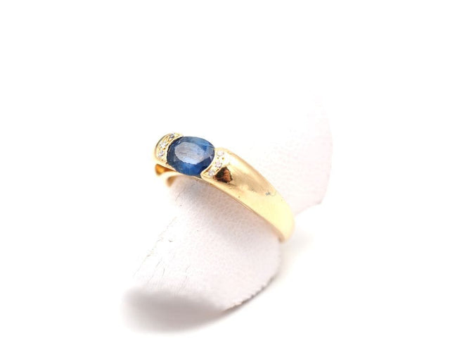 Bague POIRAY - Bague or jaune, saphir et diamants 58 Facettes
