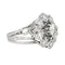 Bague 53 Bague Marguerite Or blanc, Platine Diamant 58 Facettes 4328900CN