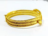 Bracelet Bracelet serpent or jaune et rubis 58 Facettes