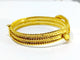 Bracelet Bracelet serpent or jaune et rubis 58 Facettes