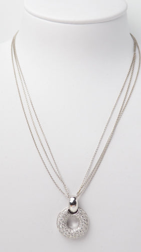 Collier 41.5cm Collier en or blanc et diamants 58 Facettes 31942