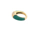Bague 45 bague VAN CLEEF & ARPELS philippine t45 or jaune 18k chrysoprase & diamants 58 Facettes 267351