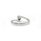 Bague 54 Solitaire - Or blanc et diamant 58 Facettes 1147