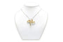 Collier Collier Art Nouveau en or jaune 18 carats et argent 925, perles et diamants taille rose 58 Facettes B778