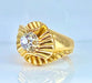 Bague 50.5 Bague en or jaune, diamant, vers 1940/1960 58 Facettes AB466