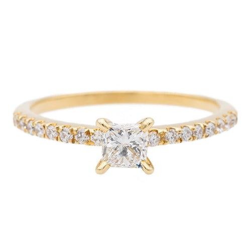 Bague 53 Bague Solitaire Or jaune Diamant 58 Facettes 578721RV