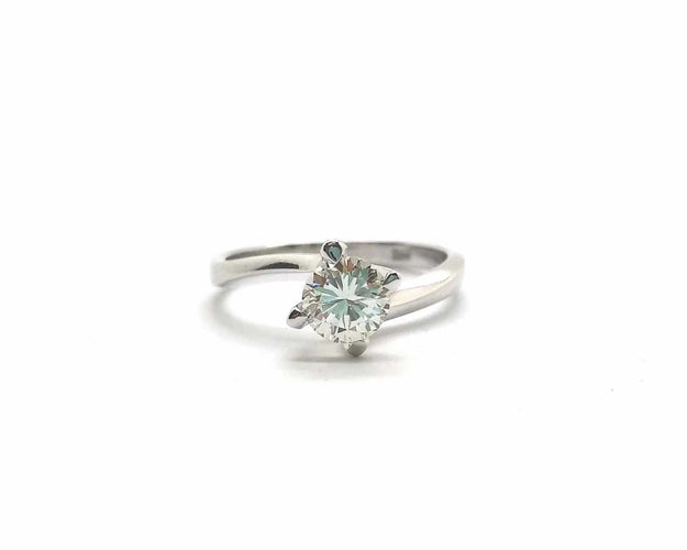 Bague Bague solitaire 0,56 ct 58 Facettes 6448