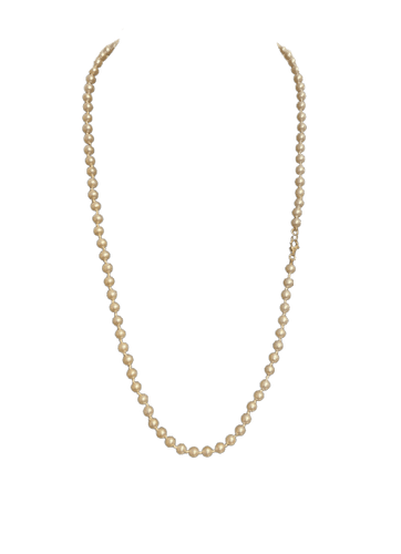 Collier Collier choker perles de culture fermoir or jaune 53 cm 58 Facettes