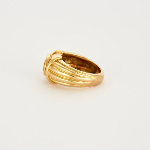 Bague 52 Bague Oeil Bleu or jaune et saphir 58 Facettes LP777/15