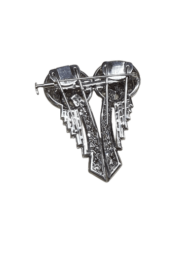 Broche Broche Art Déco en platine et diamants – Pièce transformable 58 Facettes 1.0000876/3