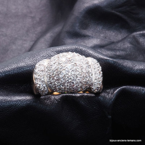 Bague 56 Bague boule or, diamants 58 Facettes 5036