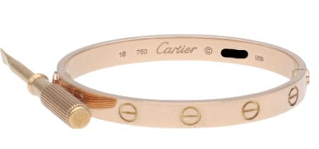 Bracelet CARTIER - BRACELET LOVE OR ROSE 58 Facettes 4065
