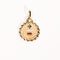 Pendentif AUGIS-Médaille d'amour ronde trois ors "Plus qu'hier moins que demain" 58 Facettes LMB-279