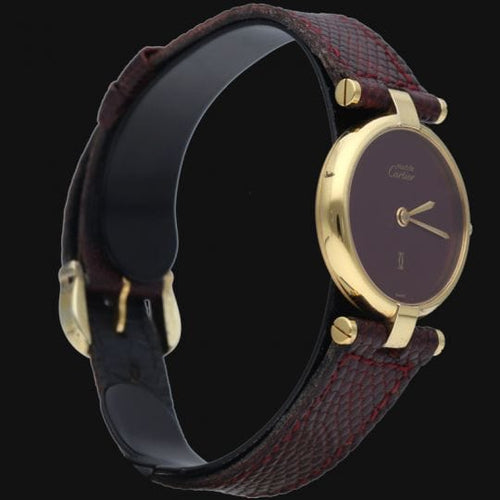 Montre Cartier Montre Must De Cartier Vermeil 58 Facettes MT41246