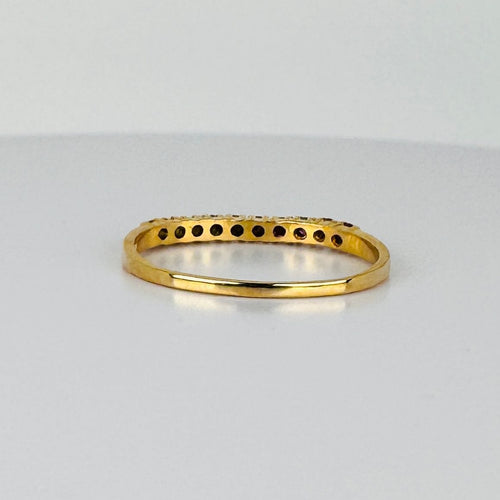 Bague 56 Bague avec rubis en or jaune 58 Facettes 2505018