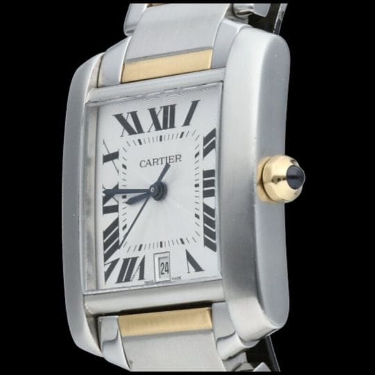 Montre Cartier Montre Tank Francaise Gm 58 Facettes MT40806