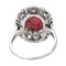 Bague 51 Bague  Pompadour  Platine Rubis, Diamant 58 Facettes 4387241CN