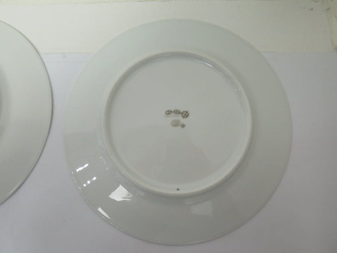 lot de 6 assiettes HERMES a diner chaine d'ancre 27cm porcelaine plate set 58 Facettes 266008