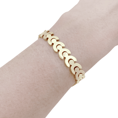 Bracelet Bracelet FRED, or jaune. 58 Facettes 34531