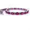 Bracelet Bracelet Tennis - Or Blanc - Rubis et Diamants 58 Facettes