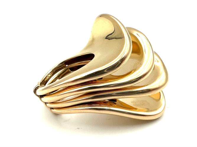 Bague 52 DE GRISOGONO. Bague "Onde" en or rose 18K 58 Facettes