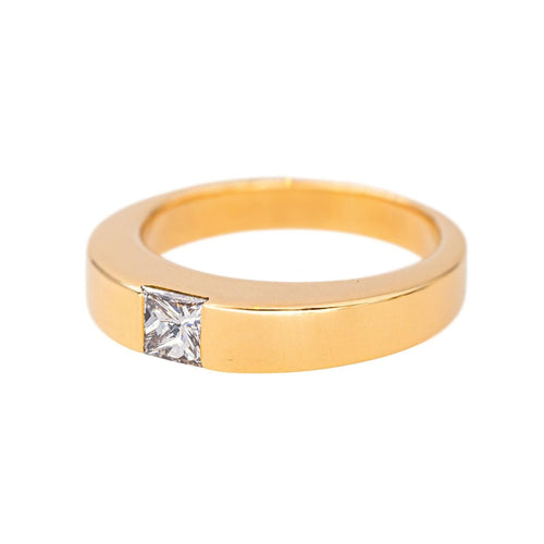 Bague 48 Bague Solitaire Or jaune Diamant 58 Facettes 4608554CN