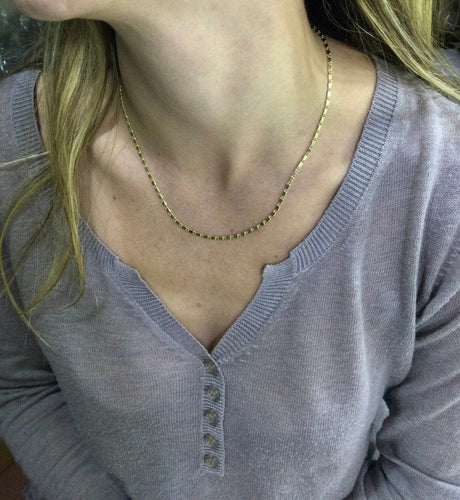 Collier Chaine En Or Jaune 58 Facettes