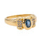 Bague 58 Bague Or jaune Saphir, Diamant 58 Facettes 3221903CN
