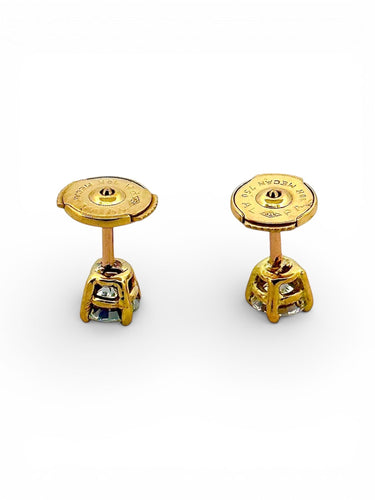 Boucles d'oreilles Clous d’oreilles puces en diamants 58 Facettes