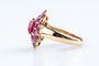 Bague 52 Bague fleur rubis 3,35 ct en or jaune 18K 58 Facettes BGRUBIOC583-107