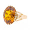 Bague 57 Bague Cocktail Or jaune Citrine 58 Facettes 2584629CN