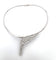 Collier Important collier en or blanc avec diamants 58 Facettes
