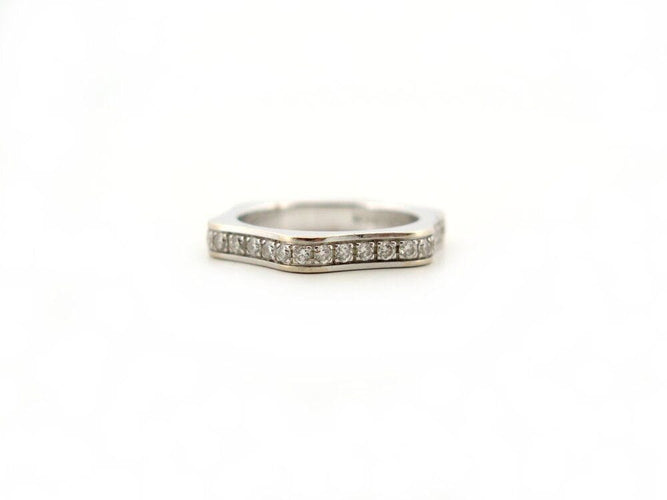 Bague 53 bague MONTBLANC 4810 small mb102493 53 diamants 0.64ct & or blanc 18k 58 Facettes 266404