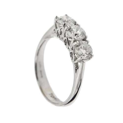 Bague Bague trilogie avec diamants 58 Facettes 3550