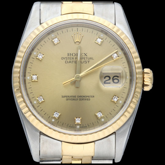 Rolex Datejust 36 Uhr 18K Gelbgold / Stahl