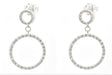 Boucles d'oreilles Boucles d'oreilles créoles avec diamants 58 Facettes